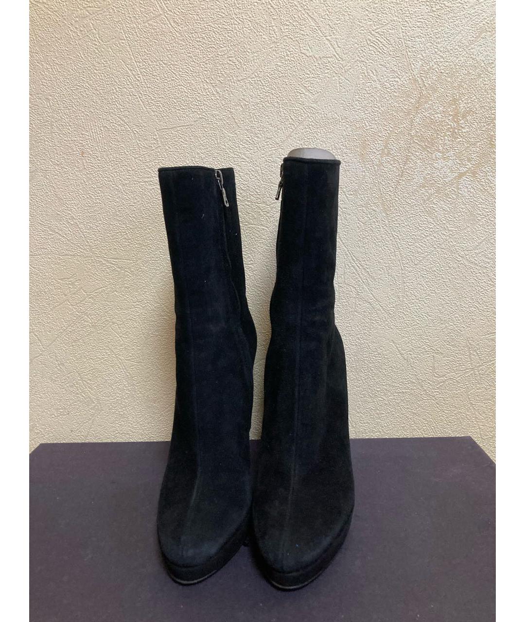 PRADA Черные замшевые ботильоны, фото 2