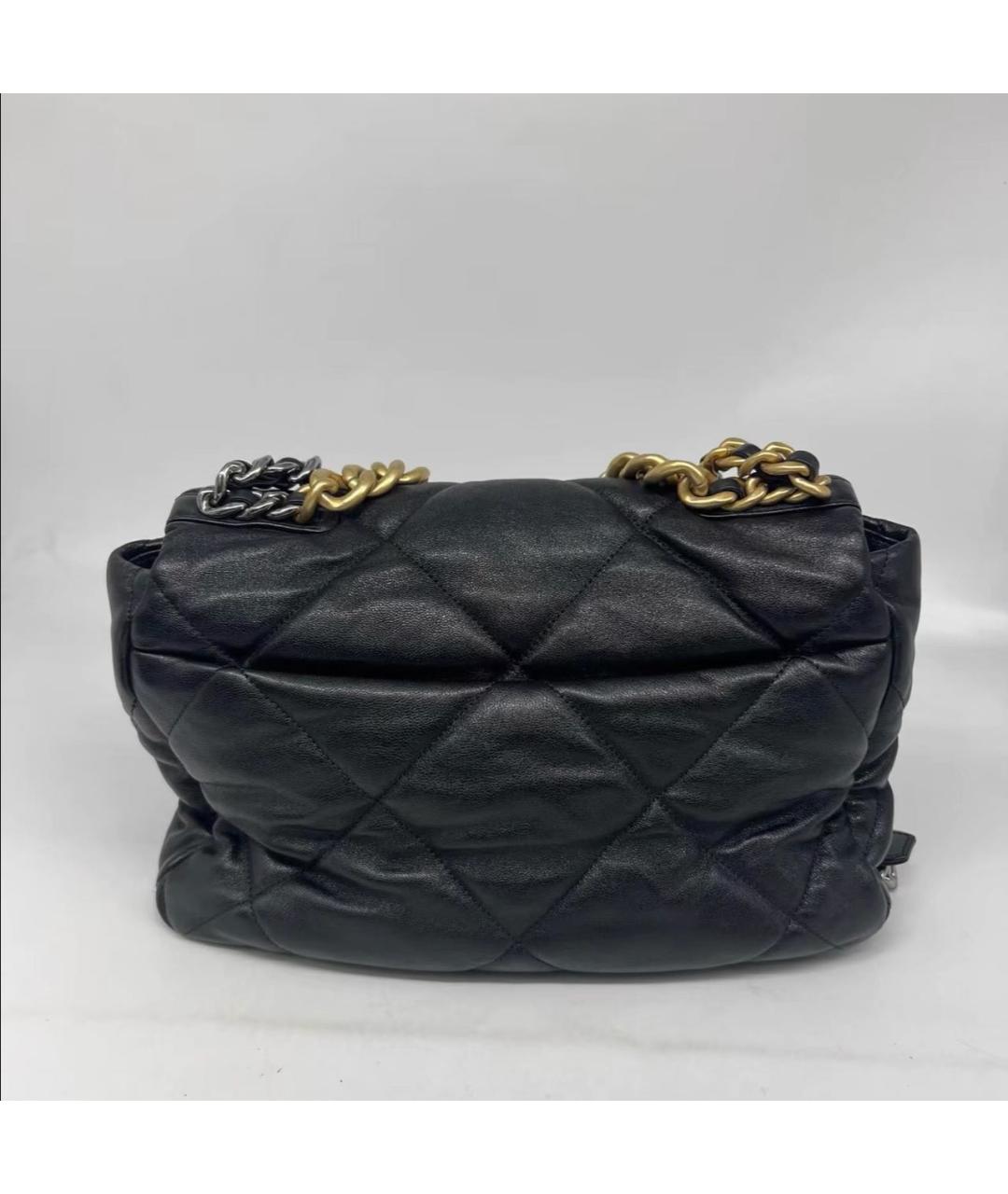 CHANEL Черная кожаная сумка через плечо, фото 5