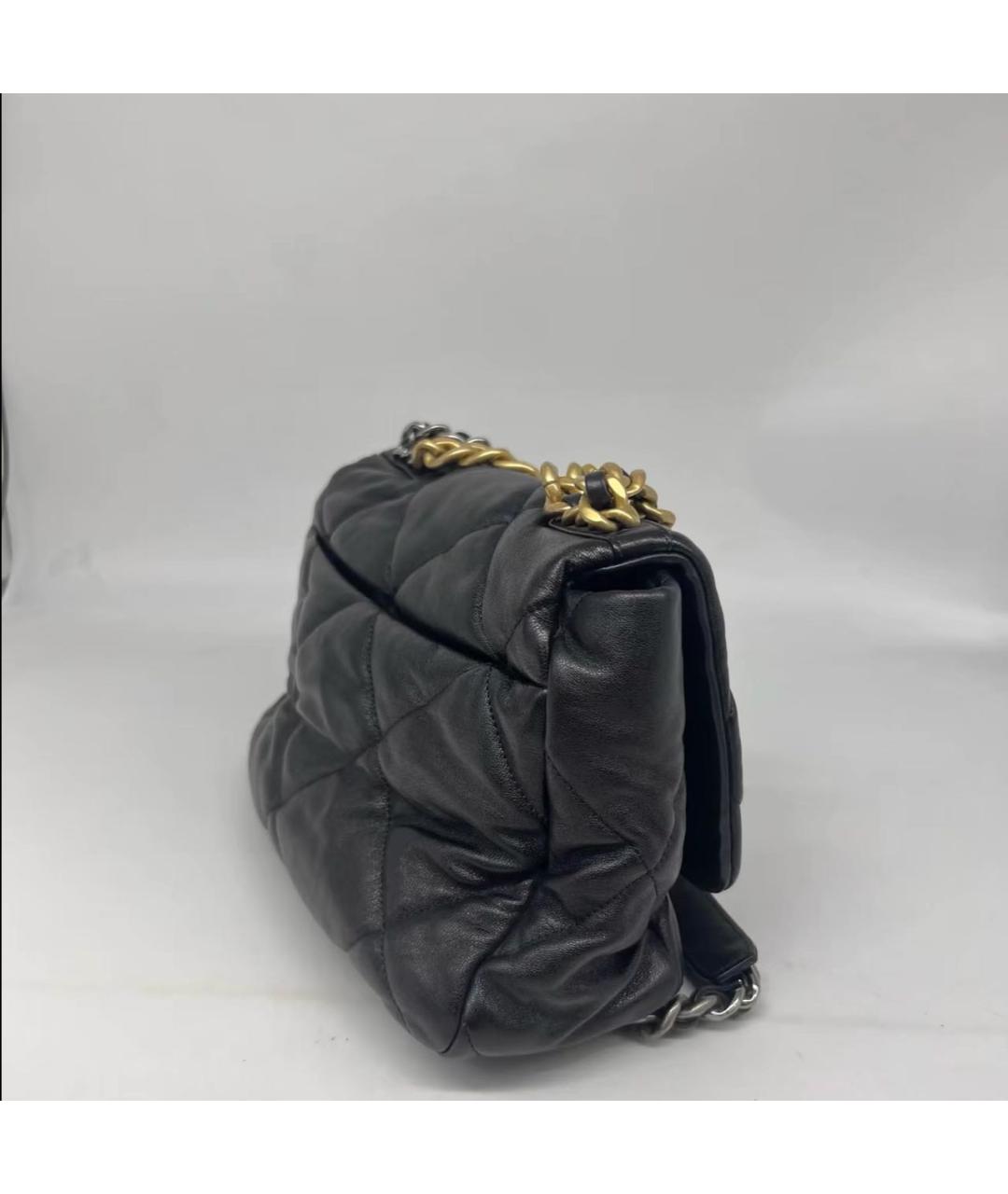 CHANEL Черная кожаная сумка через плечо, фото 4