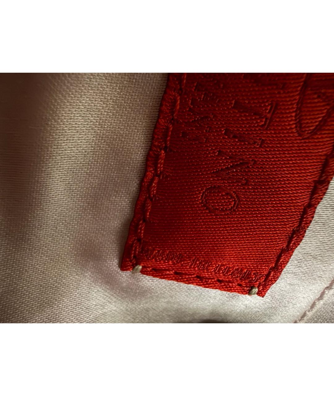 VALENTINO Бежевая тканевая сумка с короткими ручками, фото 8