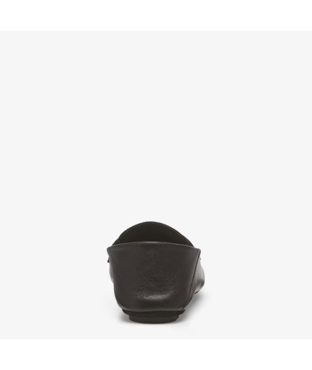 FENDI Черные кожаные мокасины, фото 4