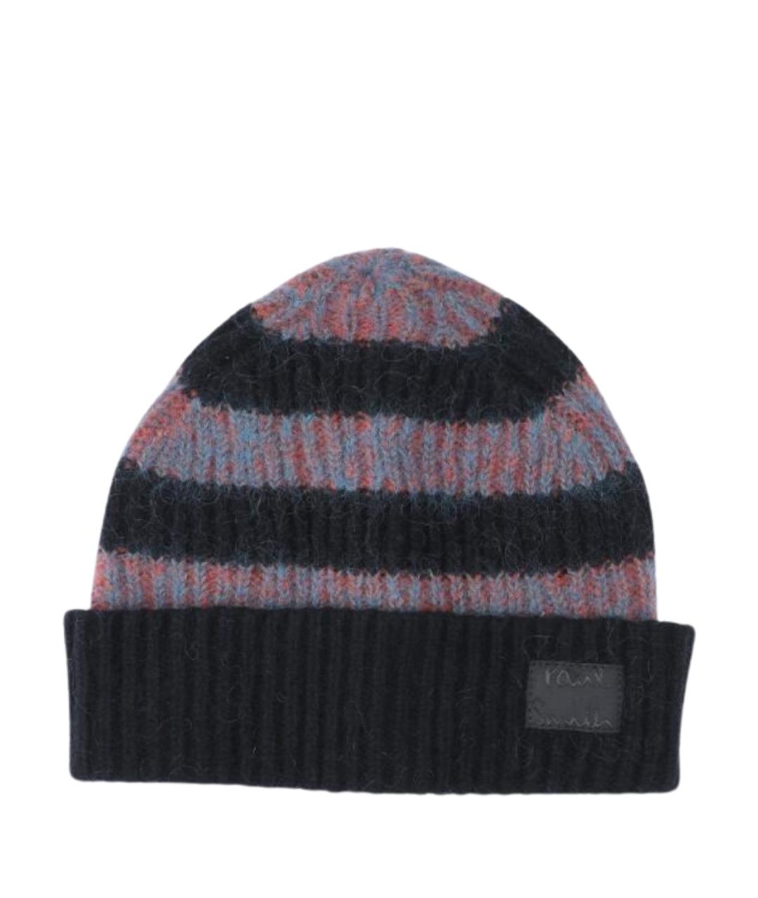 PAUL SMITH Мульти шерстяная шапка, фото 1