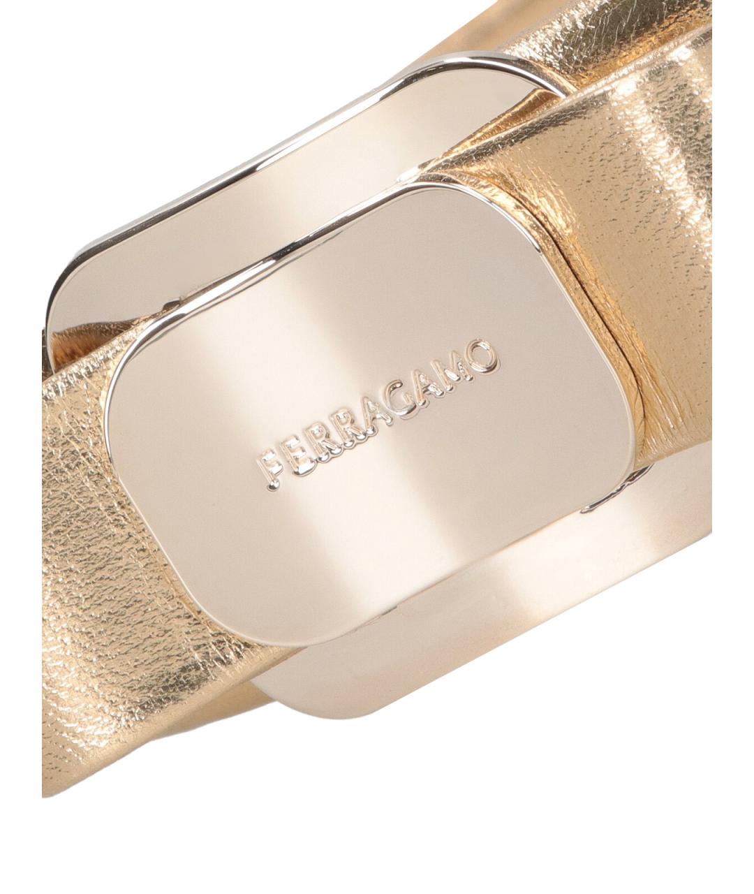 FERRAGAMO Золотой ободок, фото 2