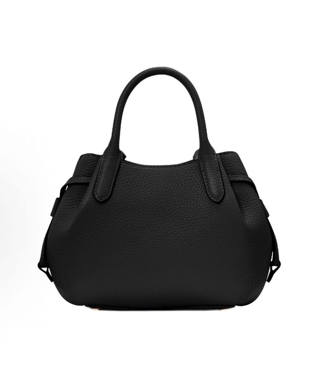 KATE SPADE Черная кожаная сумка с короткими ручками, фото 3