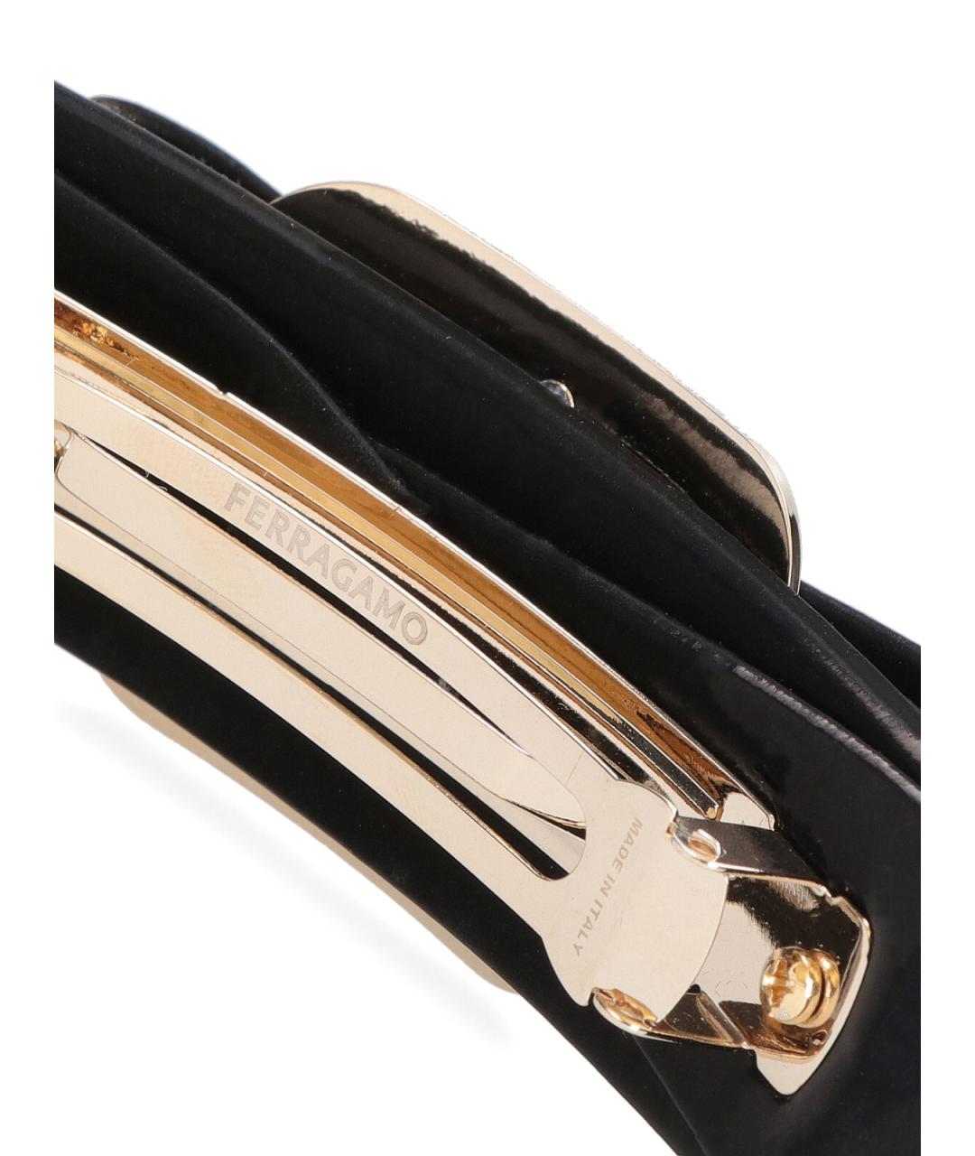 FERRAGAMO Черная заколка, фото 3