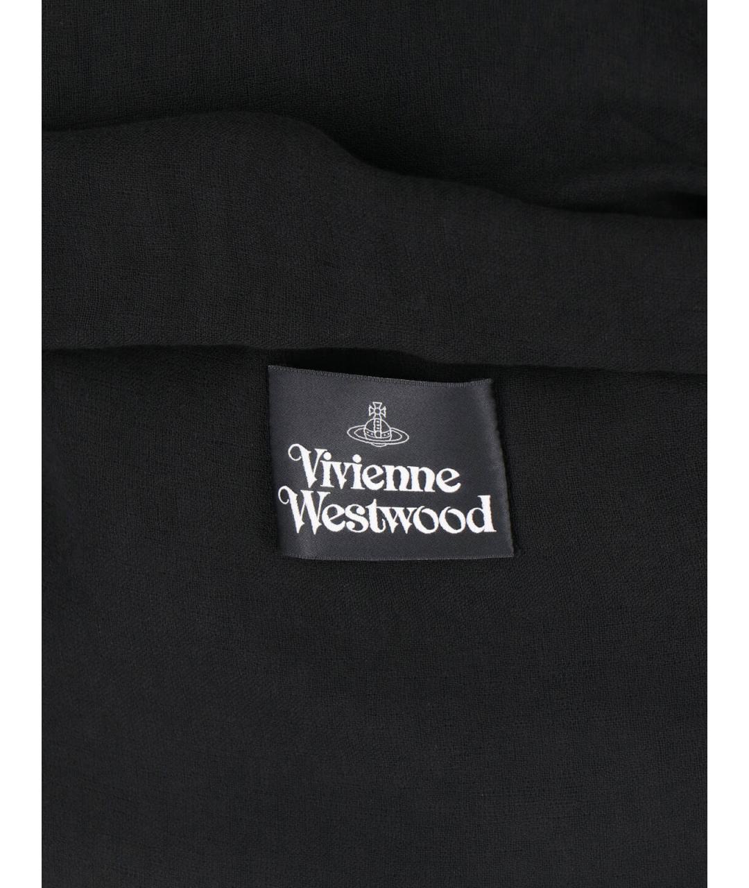 VIVIENNE WESTWOOD Черное вискозное платье, фото 4