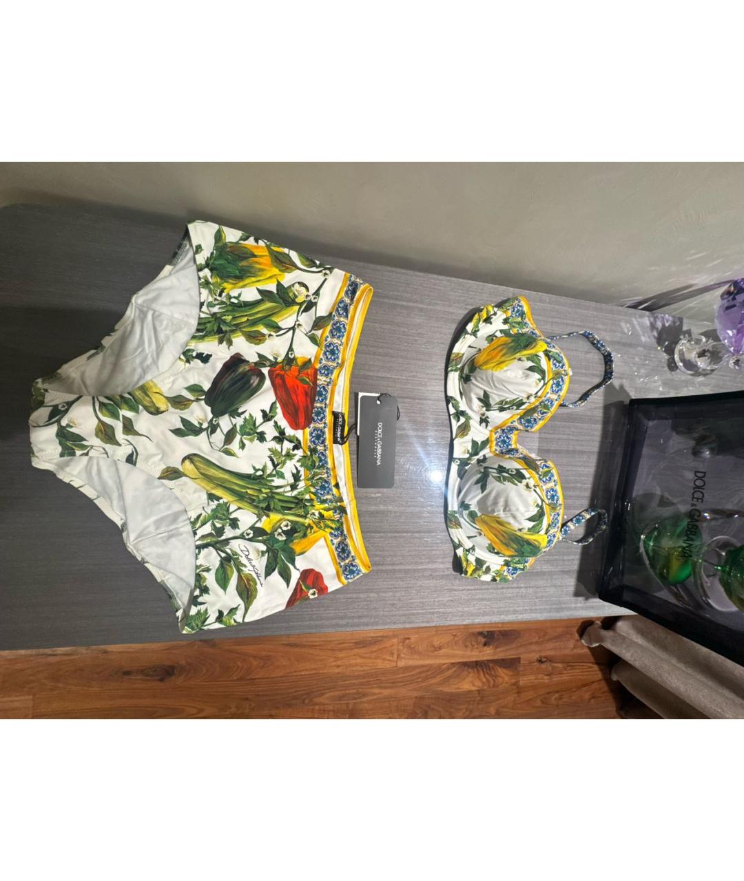 DOLCE&GABBANA Мульти полиамидовый купальник, фото 5