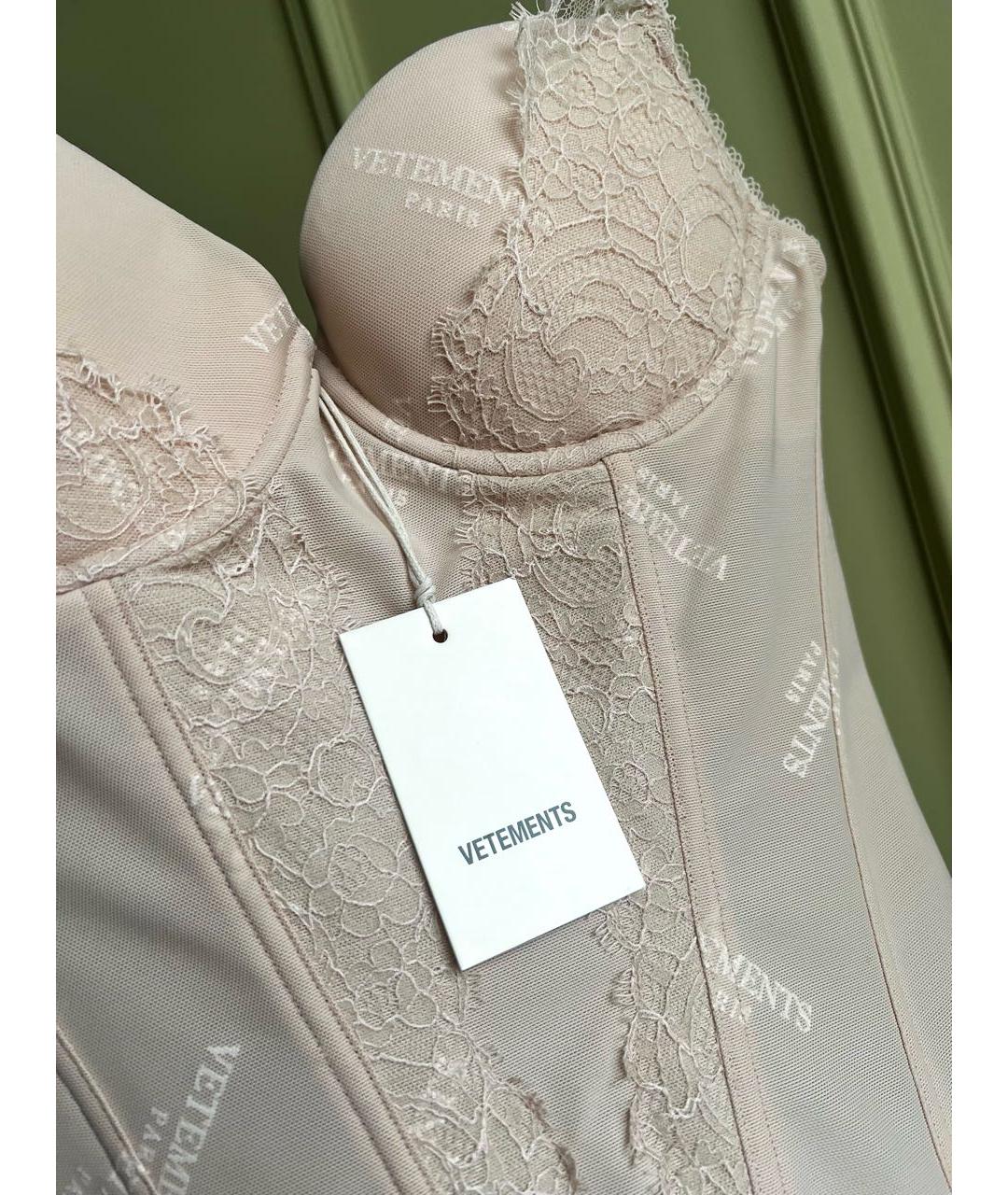 VETEMENTS Бежевый корсет, фото 3