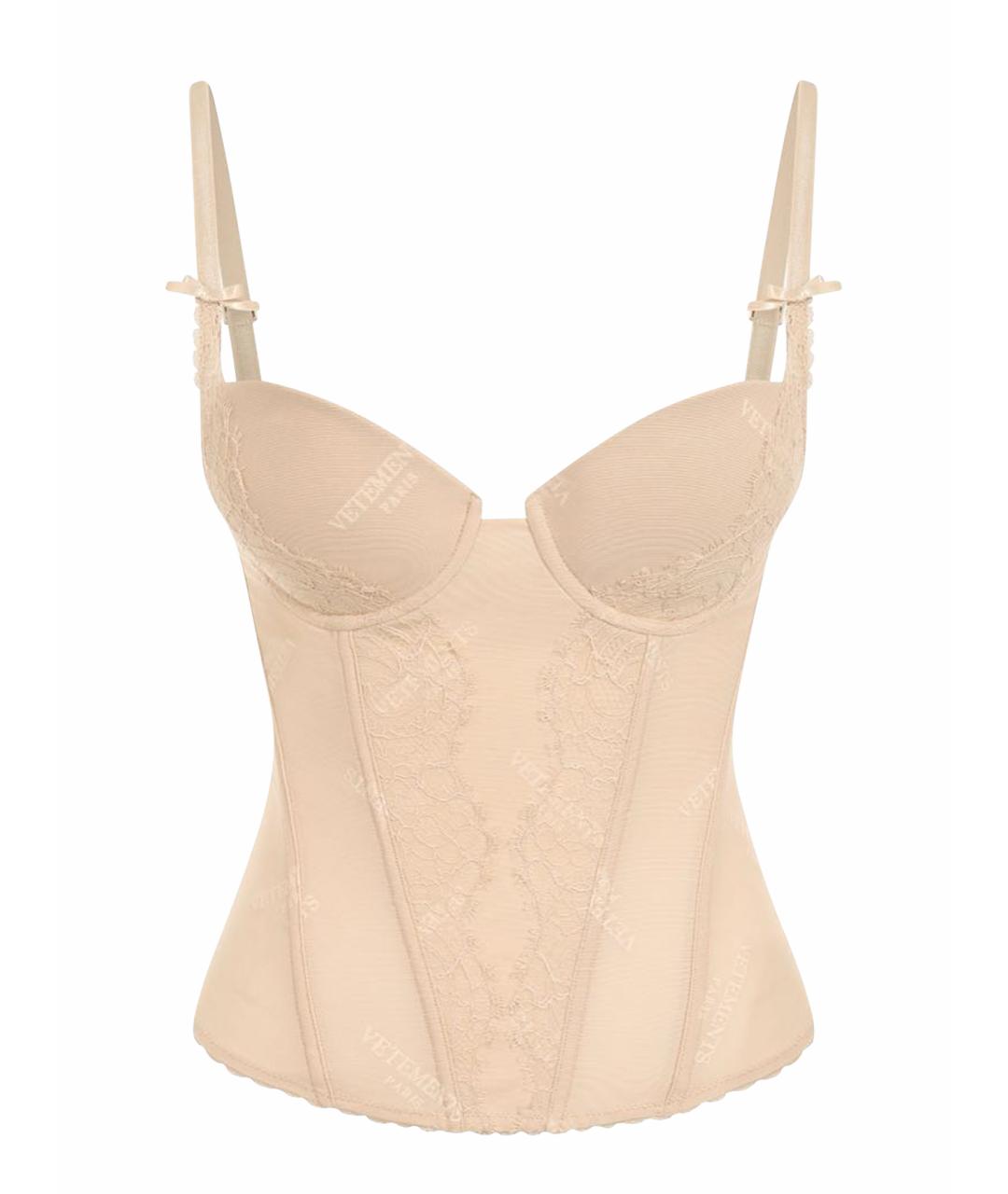 VETEMENTS Бежевый корсет, фото 1