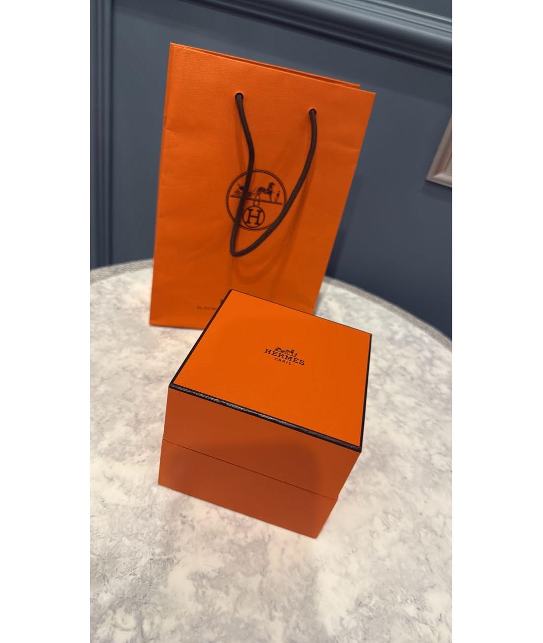 HERMES Серебрянный серебряный браслет, фото 3