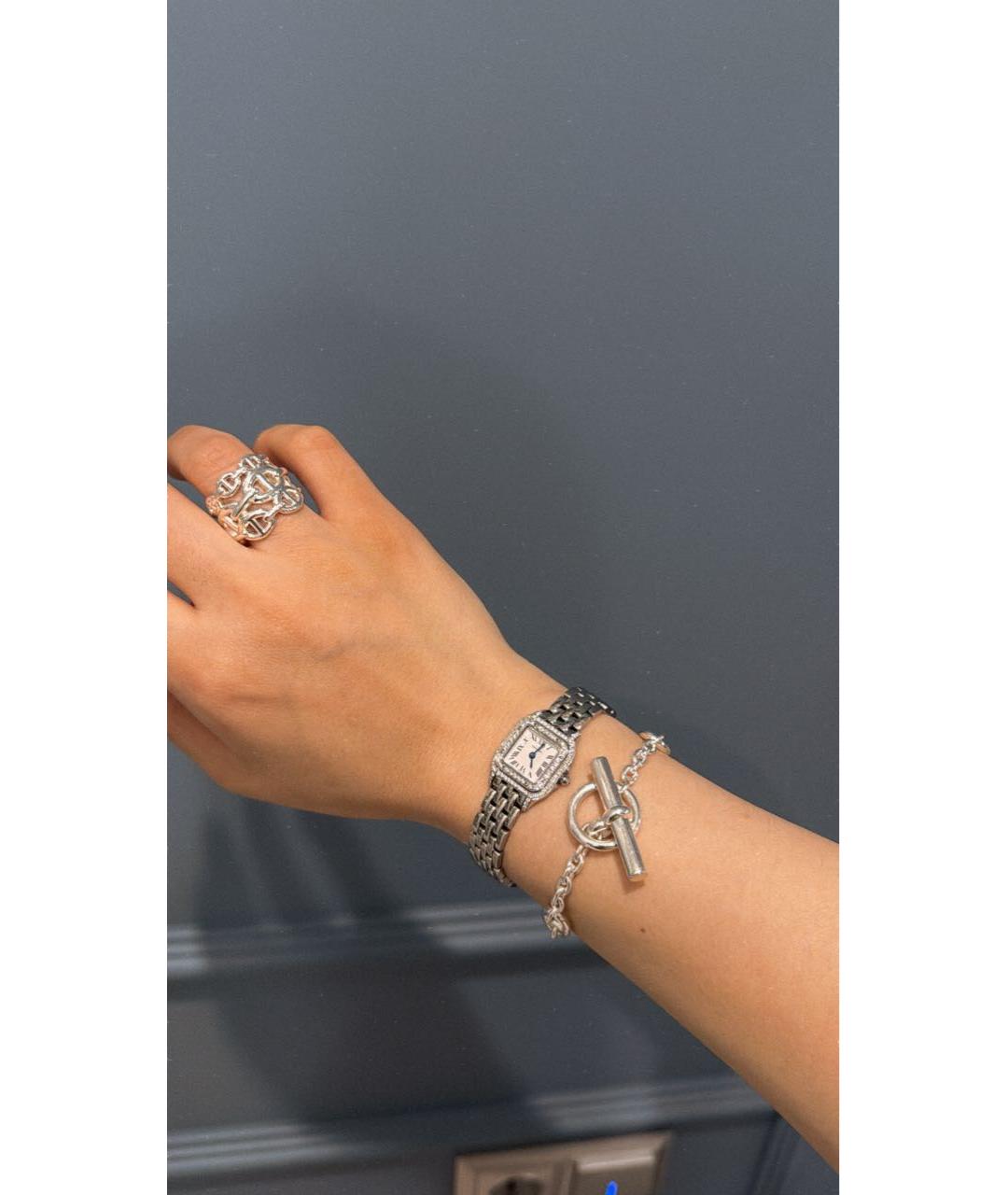 HERMES Серебрянный серебряный браслет, фото 4