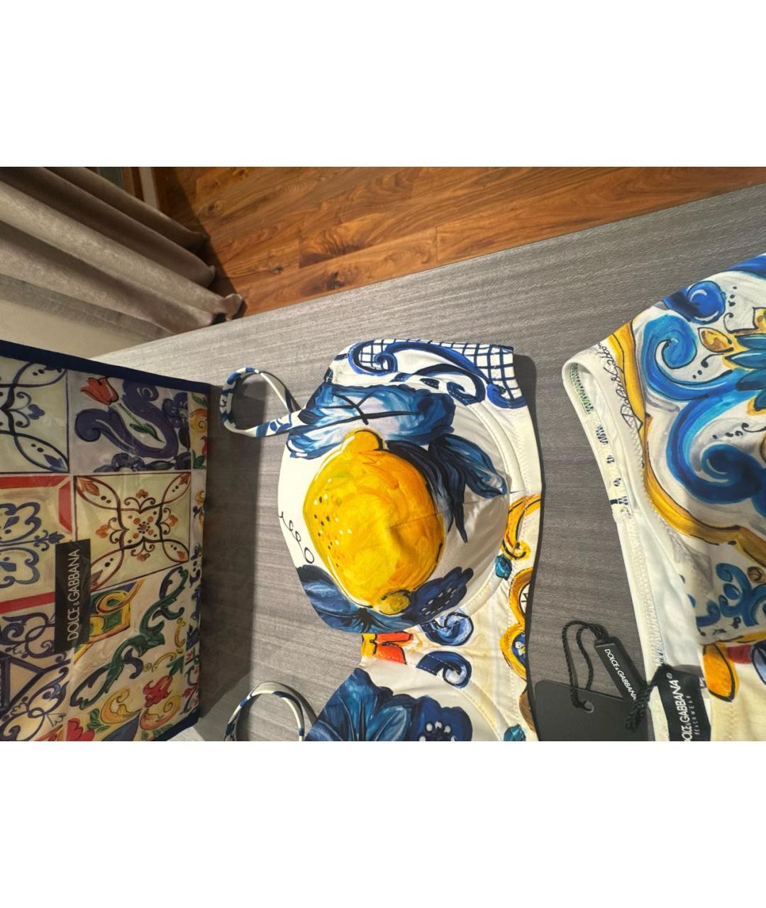 DOLCE&GABBANA Мульти полиамидовый купальник, фото 2