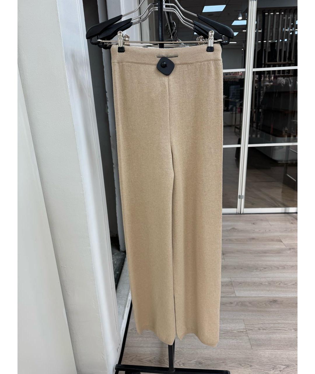 PESERICO Бежевый шерстяной костюм с брюками, фото 4