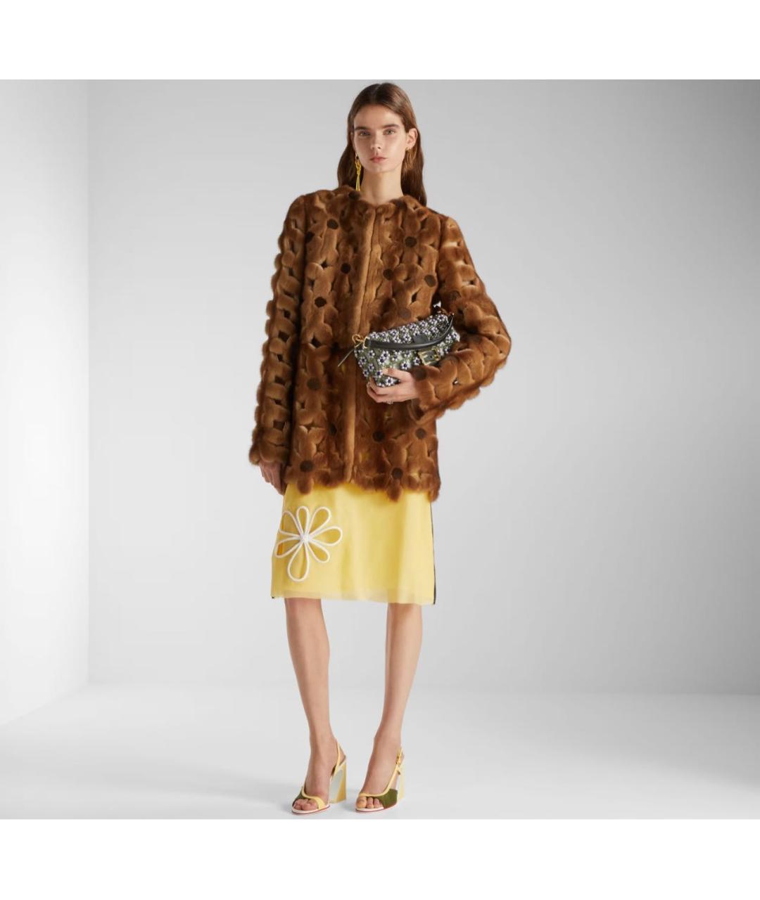 FENDI Мульти кожаные босоножки, фото 5