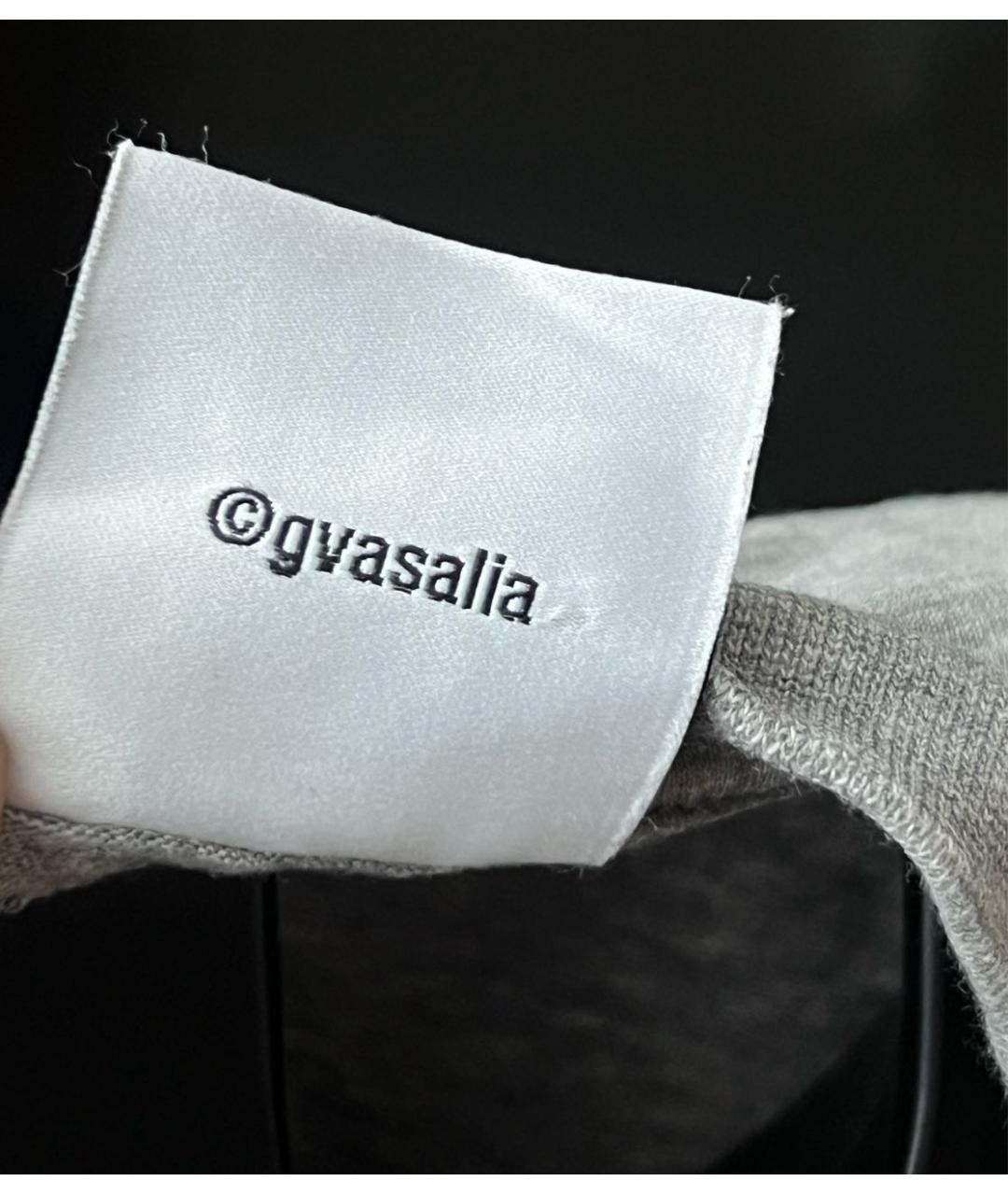 VETEMENTS Серая хлопковая футболка, фото 5