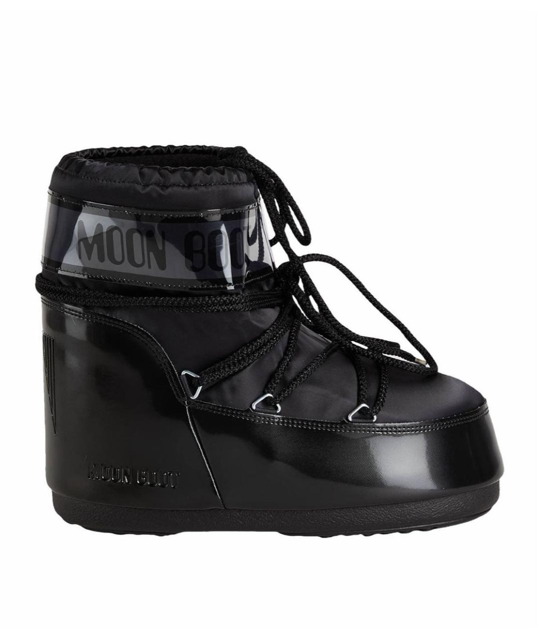 MOON BOOT Черные синтетические ботинки, фото 6