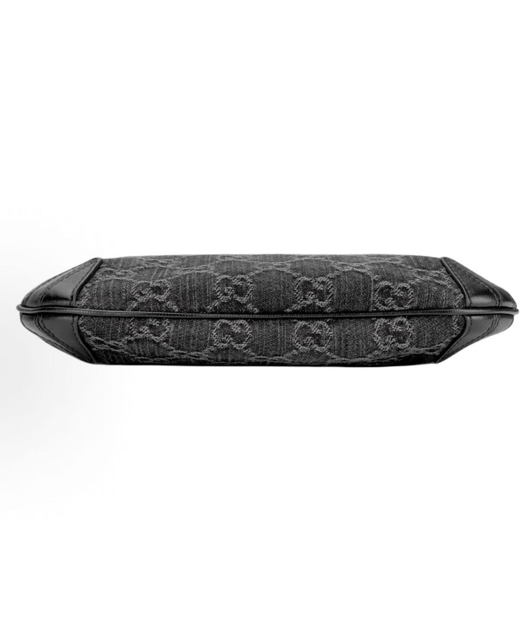 GUCCI Черная деним сумка через плечо, фото 4