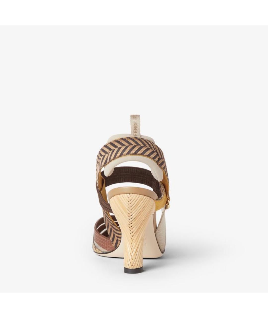 FENDI Мульти туфли, фото 3