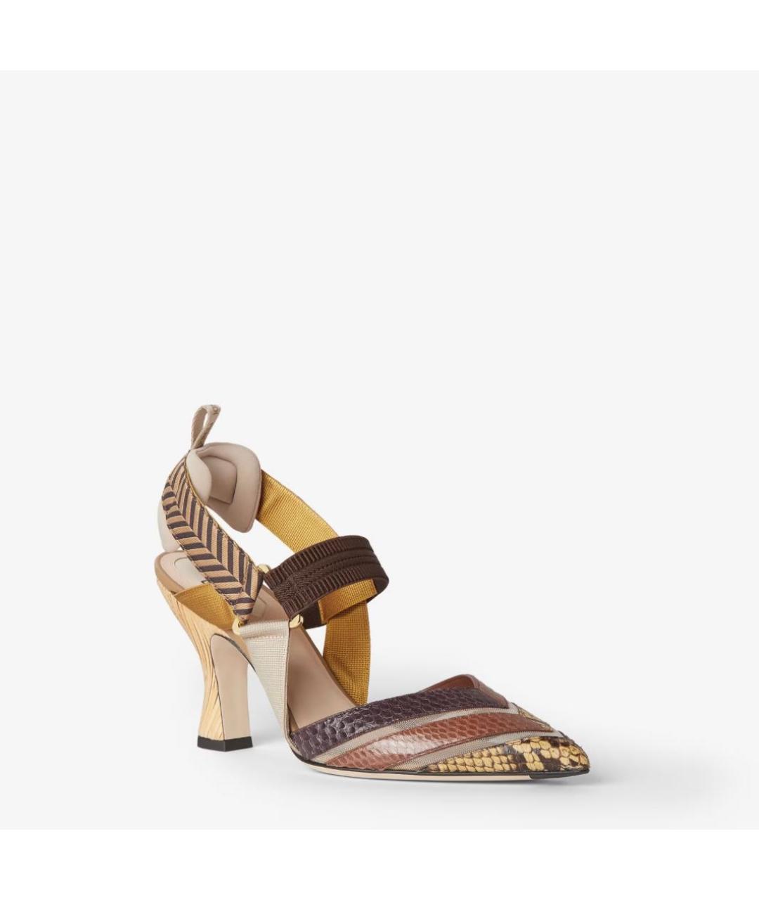 FENDI Мульти туфли, фото 2