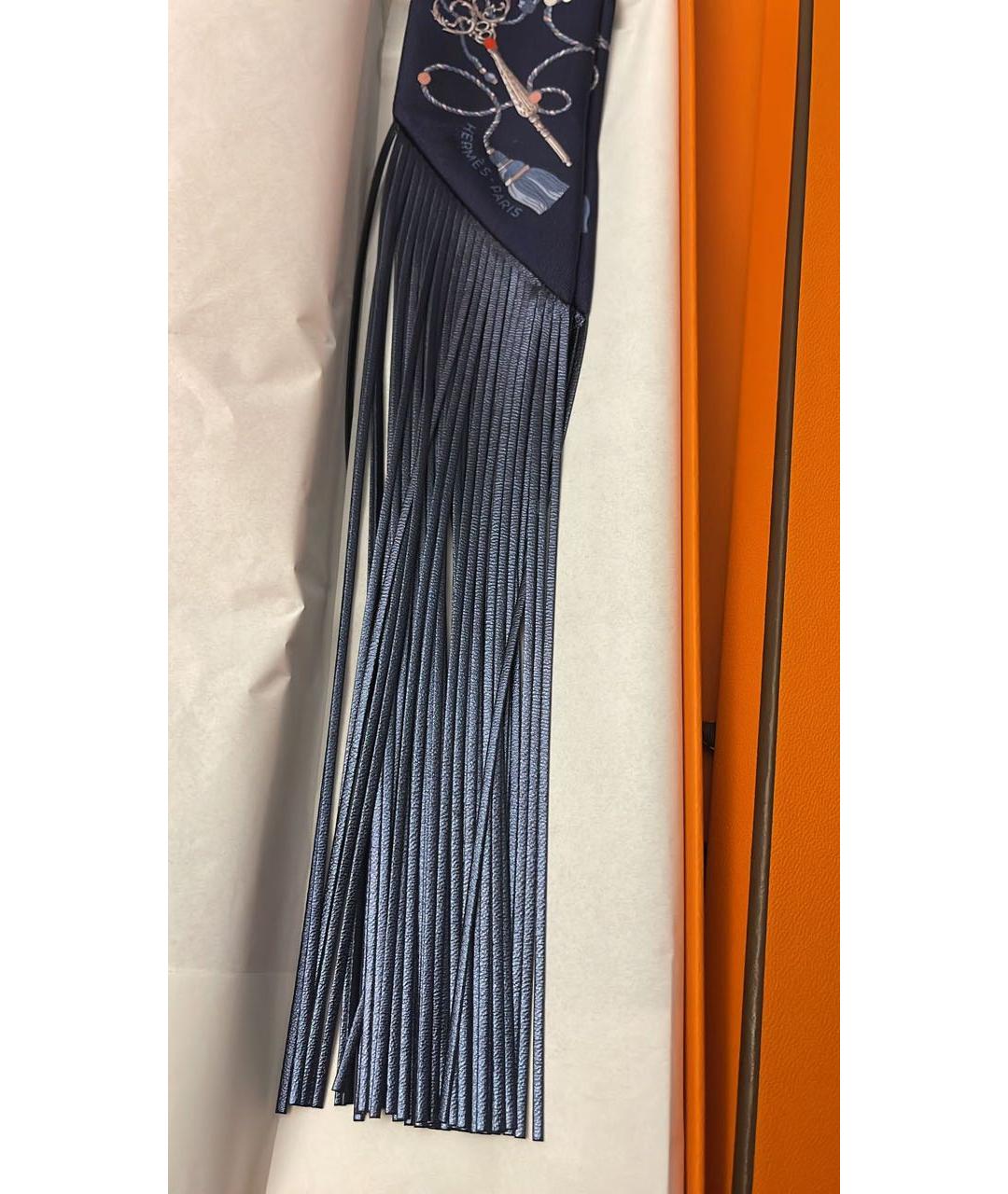 HERMES Мульти шелковый шарф, фото 3