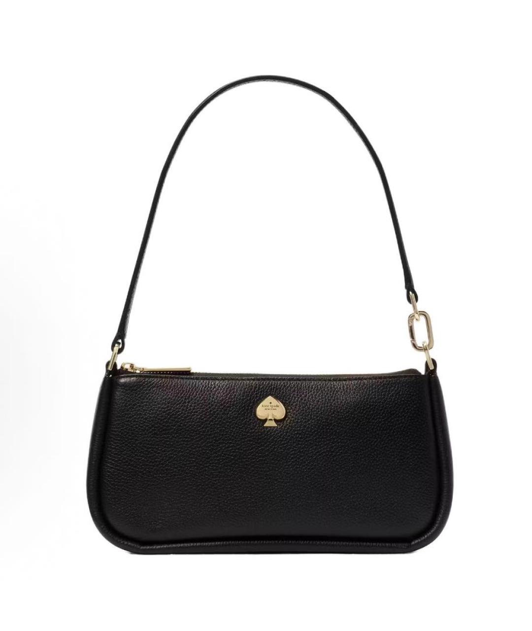 KATE SPADE Черная кожаная сумка через плечо, фото 1