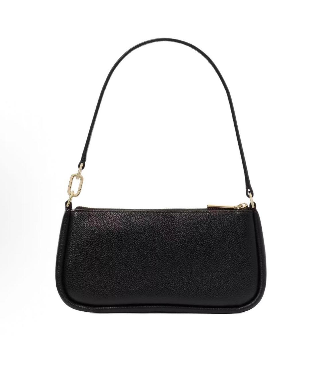 KATE SPADE Черная кожаная сумка через плечо, фото 3