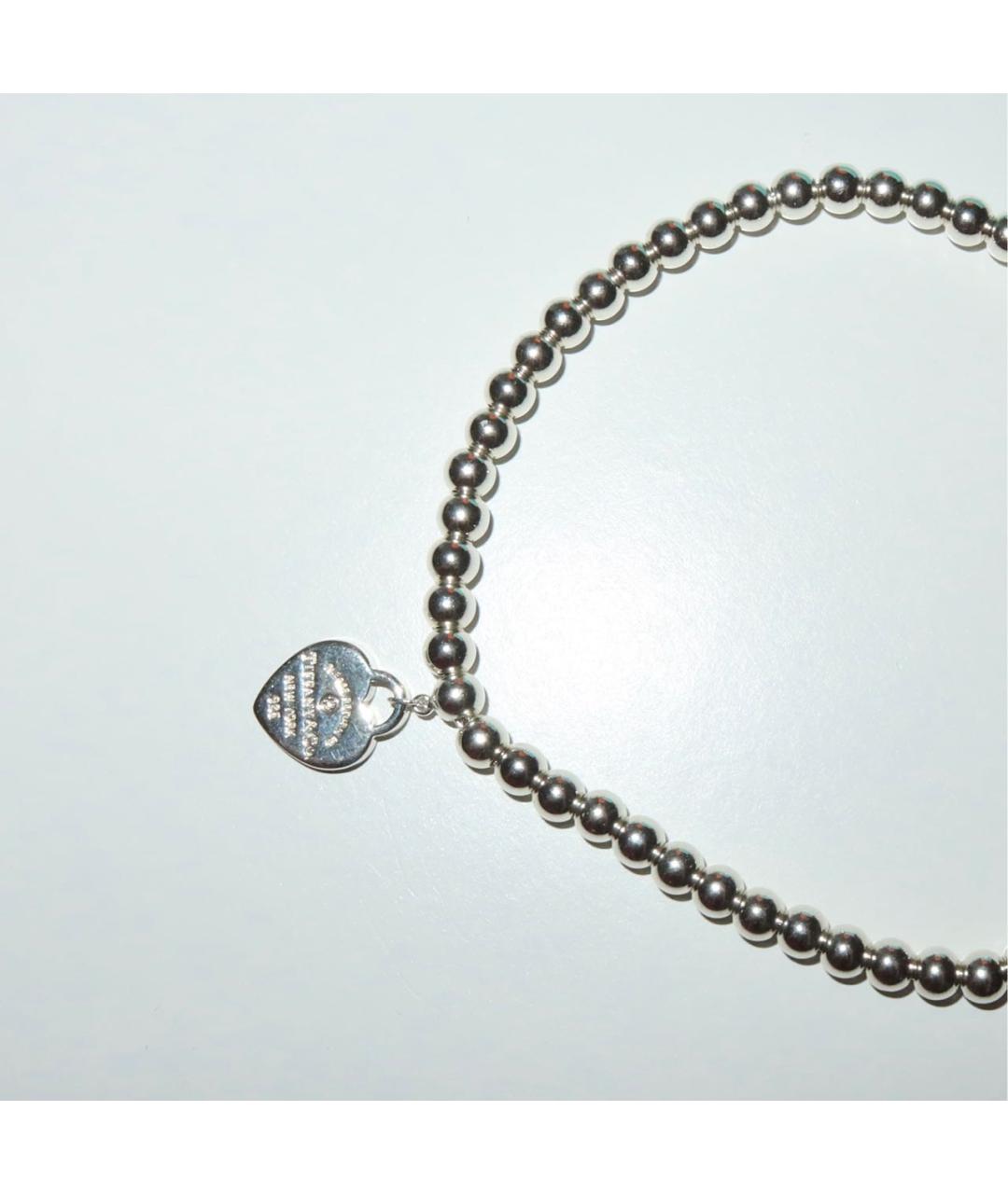 TIFFANY&CO Бирюзовый серебряный браслет, фото 4