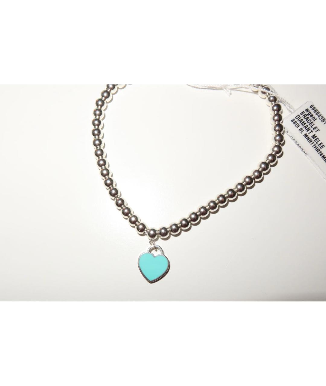 TIFFANY&CO Бирюзовый серебряный браслет, фото 3