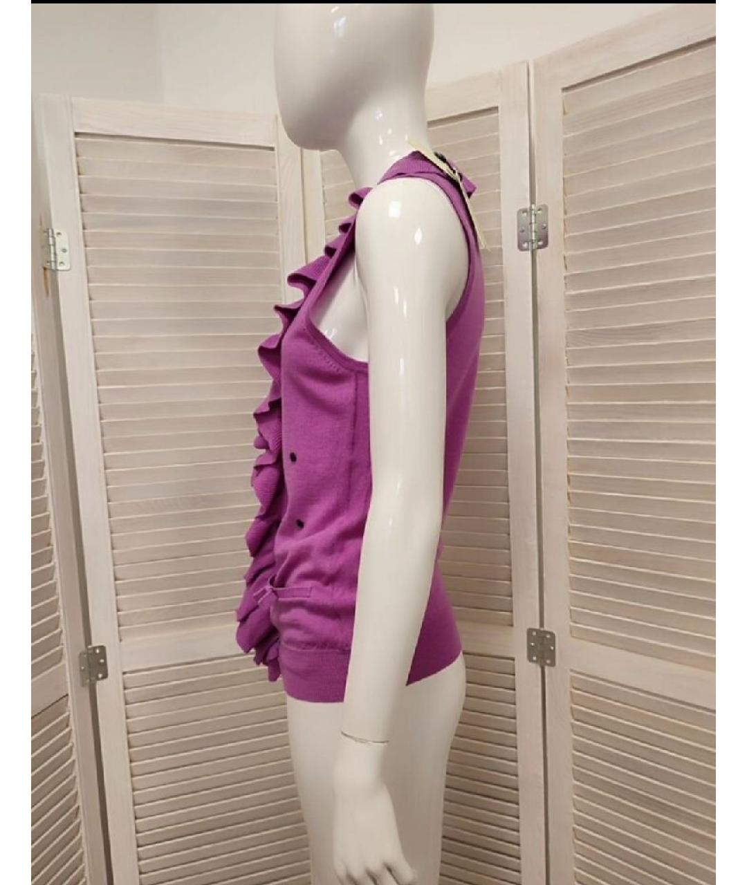 BY MALENE BIRGER Розовая шерстяная жилетка, фото 5