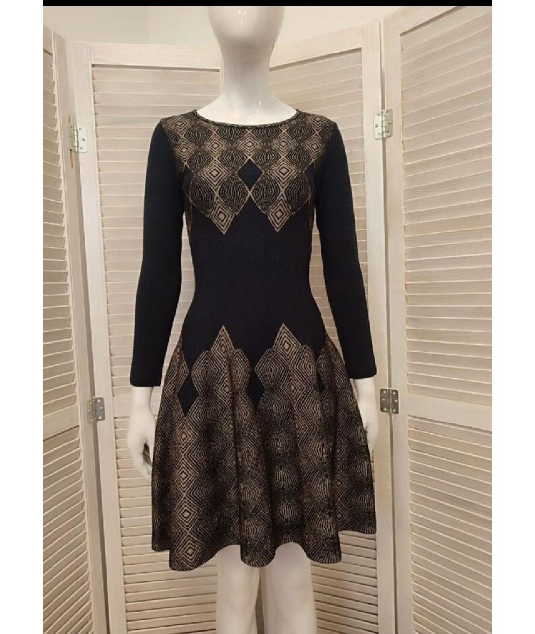 D.EXTERIOR Черное полиэстеровое повседневное платье, фото 9