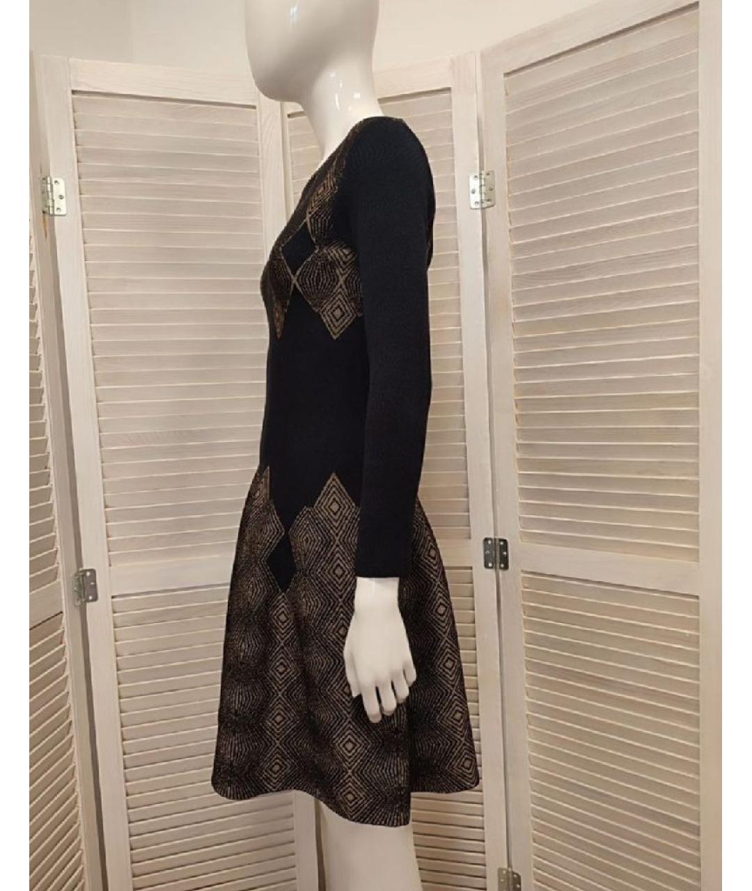 D.EXTERIOR Черное полиэстеровое повседневное платье, фото 4