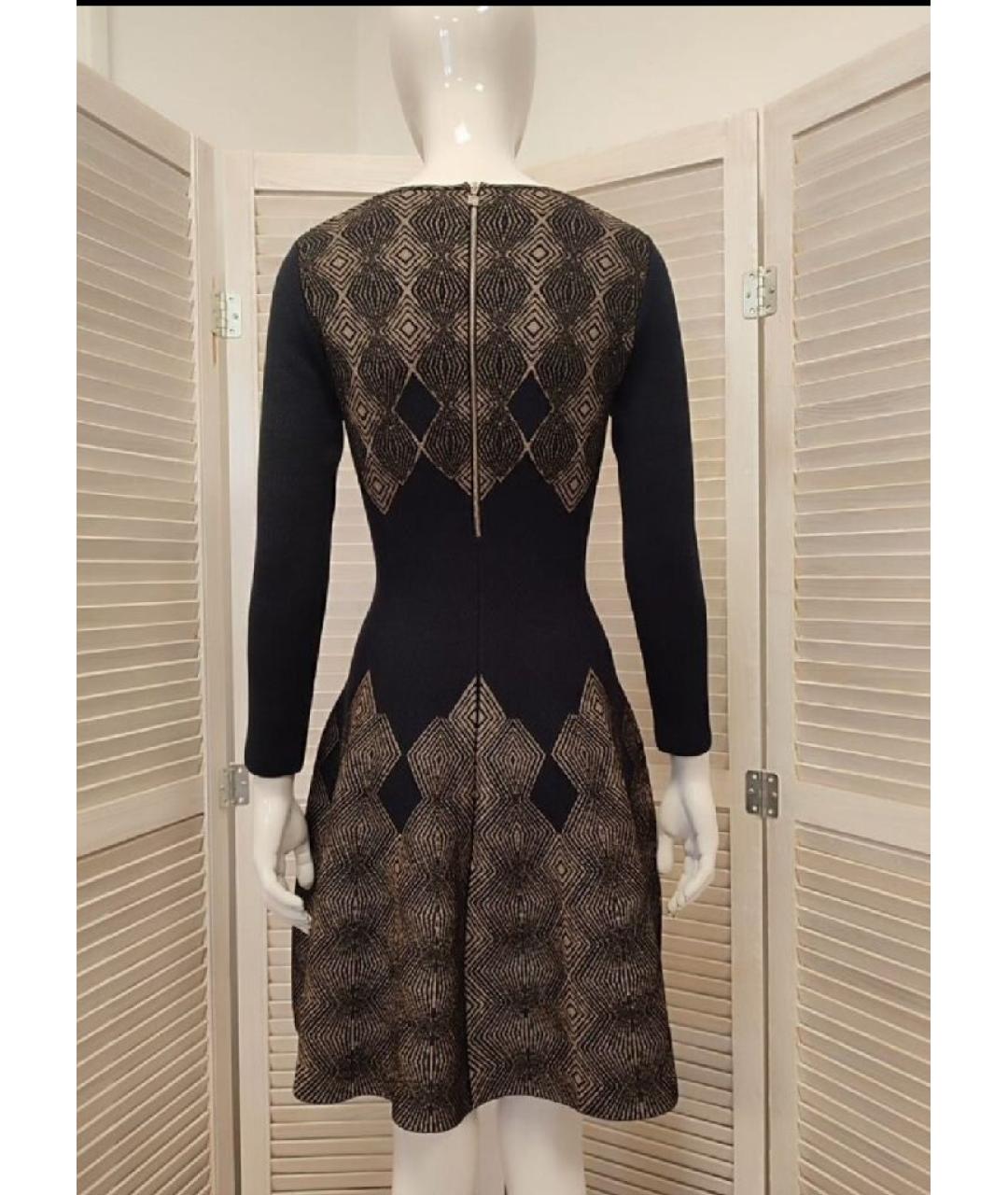 D.EXTERIOR Черное полиэстеровое повседневное платье, фото 2