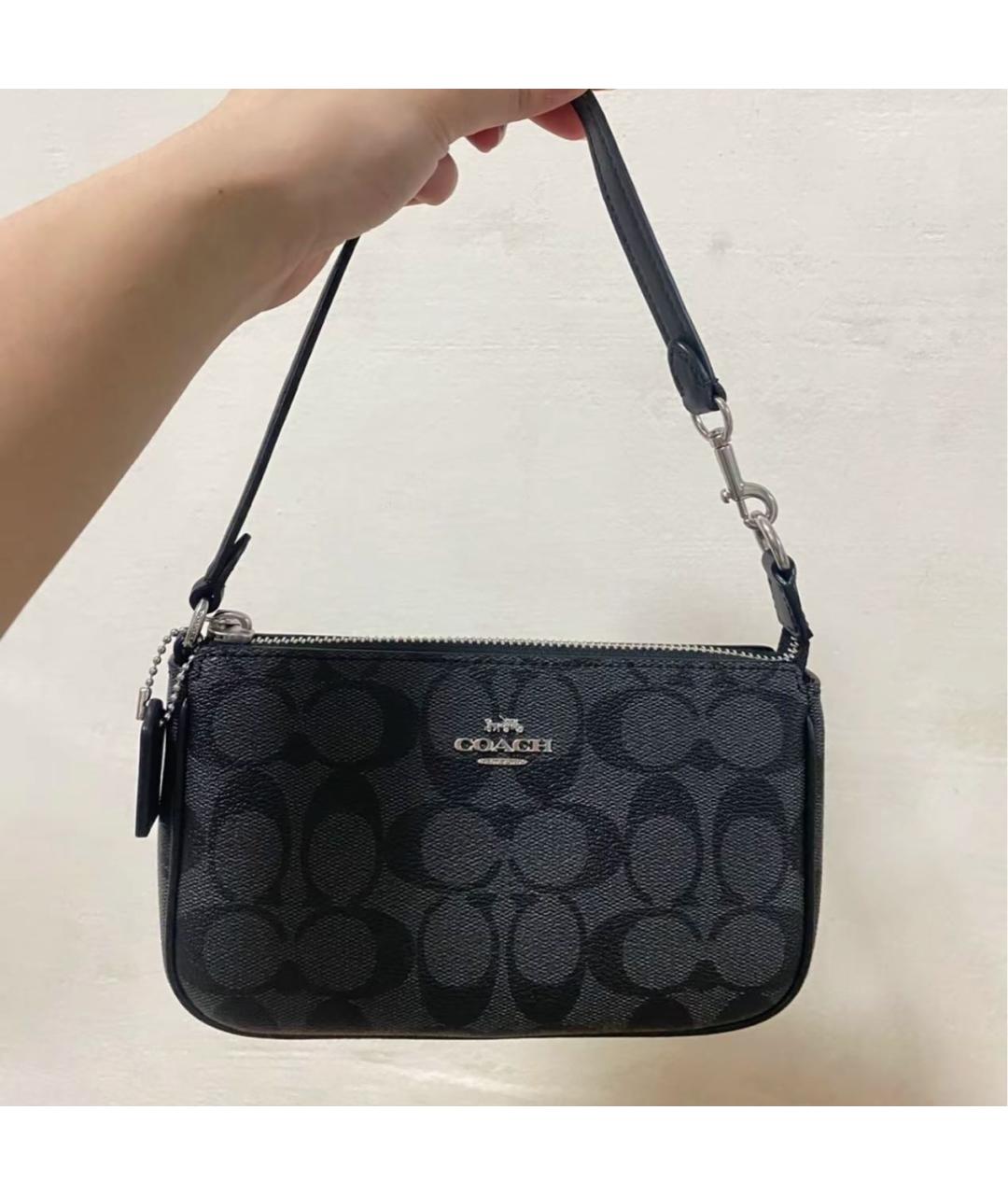 COACH Серая сумка через плечо, фото 5