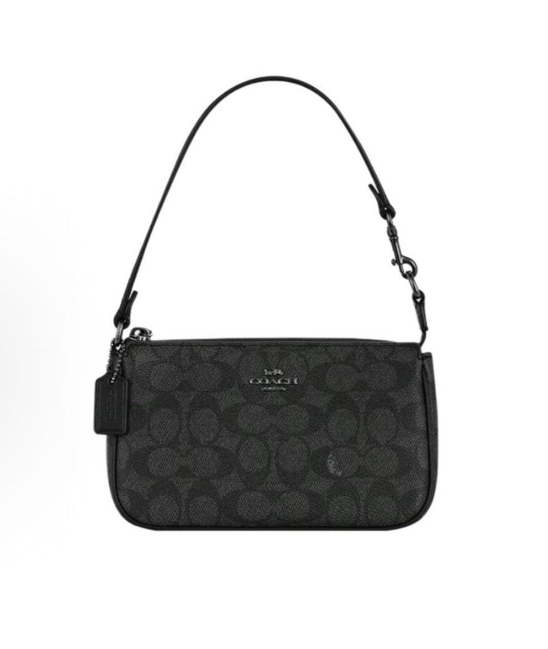 COACH Серая сумка через плечо, фото 9