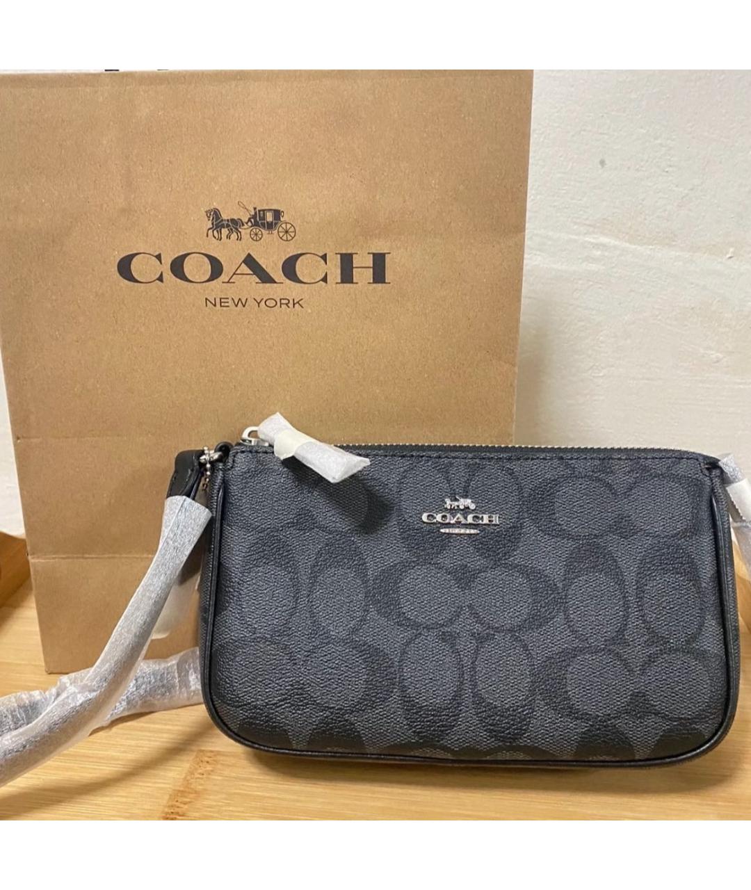 COACH Серая сумка через плечо, фото 7