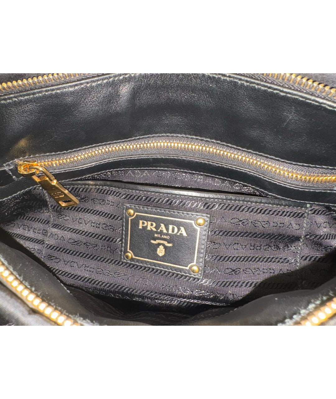 PRADA Черная сумка с короткими ручками, фото 6