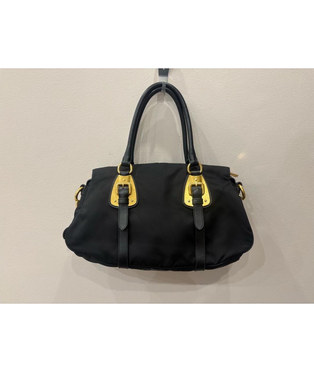 PRADA Черная сумка с короткими ручками, фото 3