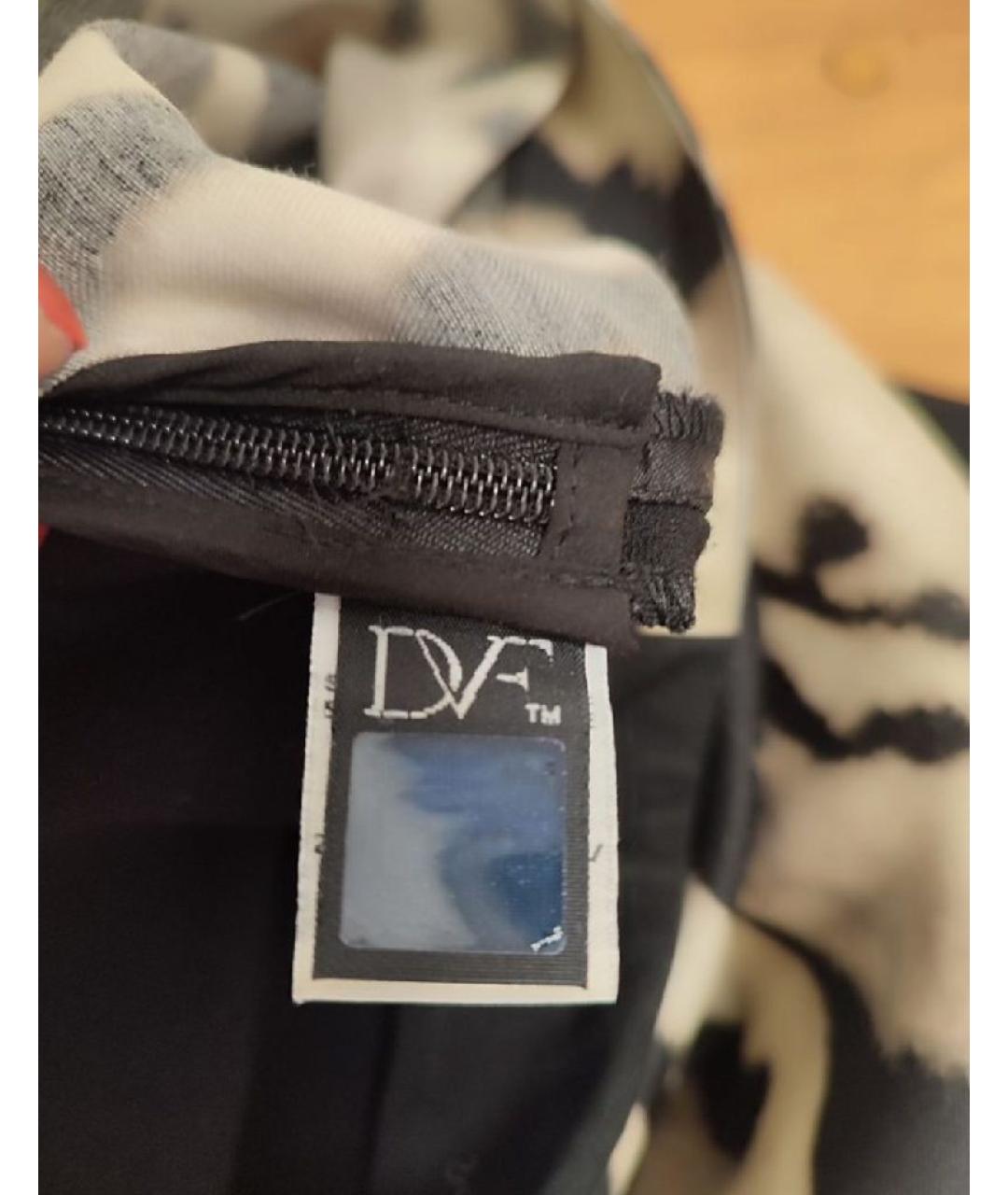 DIANE VON FURSTENBERG Мульти шерстяная юбка миди, фото 7