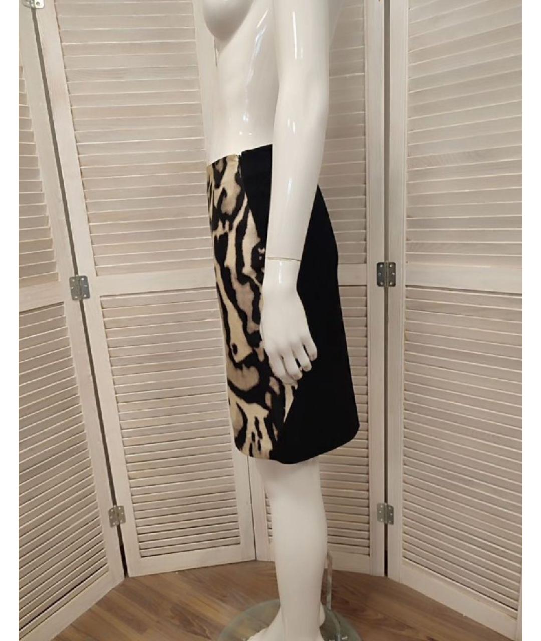 DIANE VON FURSTENBERG Мульти шерстяная юбка миди, фото 4