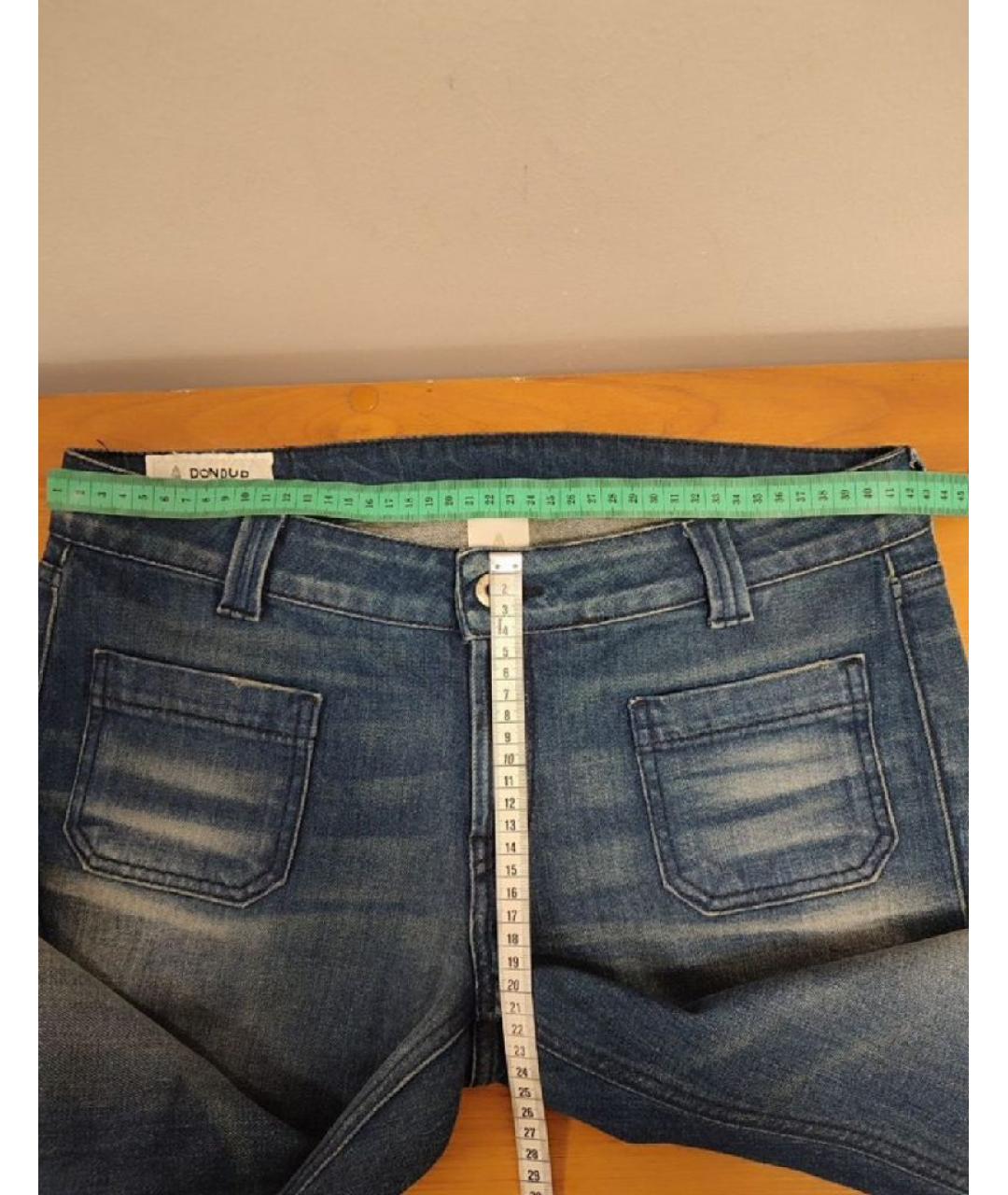 DONDUP Синие хлопко-эластановые джинсы клеш, фото 7
