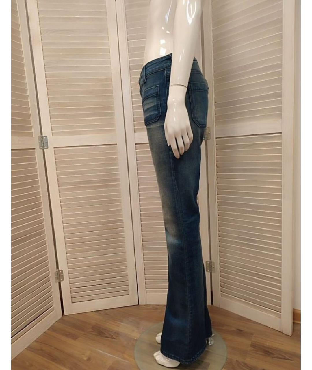 DONDUP Синие хлопко-эластановые джинсы клеш, фото 5