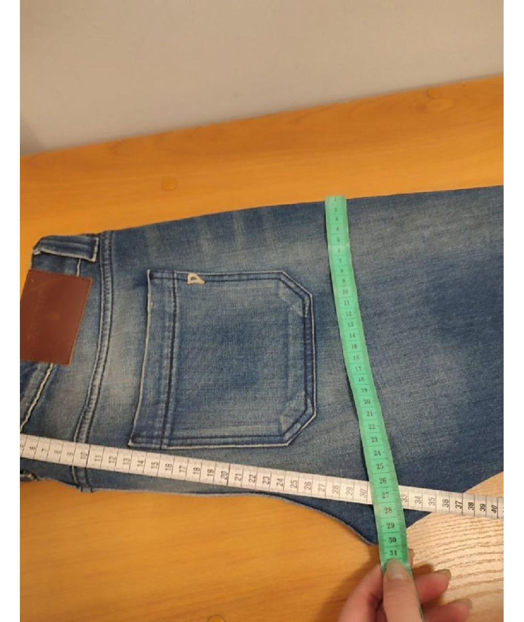 DONDUP Синие хлопко-эластановые джинсы клеш, фото 6