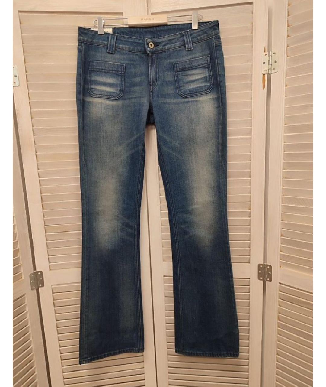 DONDUP Синие хлопко-эластановые джинсы клеш, фото 10