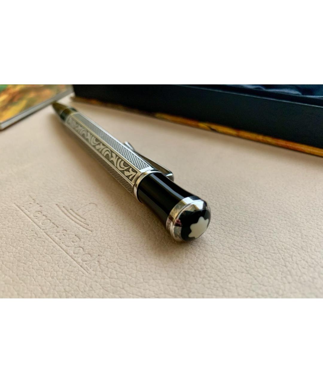 MONTBLANC Серебряная металлическая шариковая ручка, фото 5