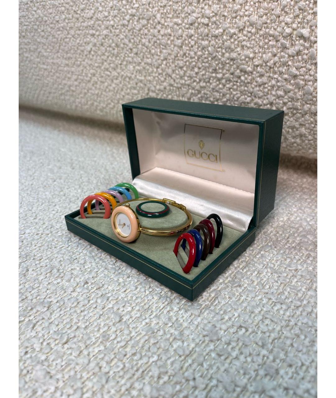 GUCCI Зеленые часы, фото 5