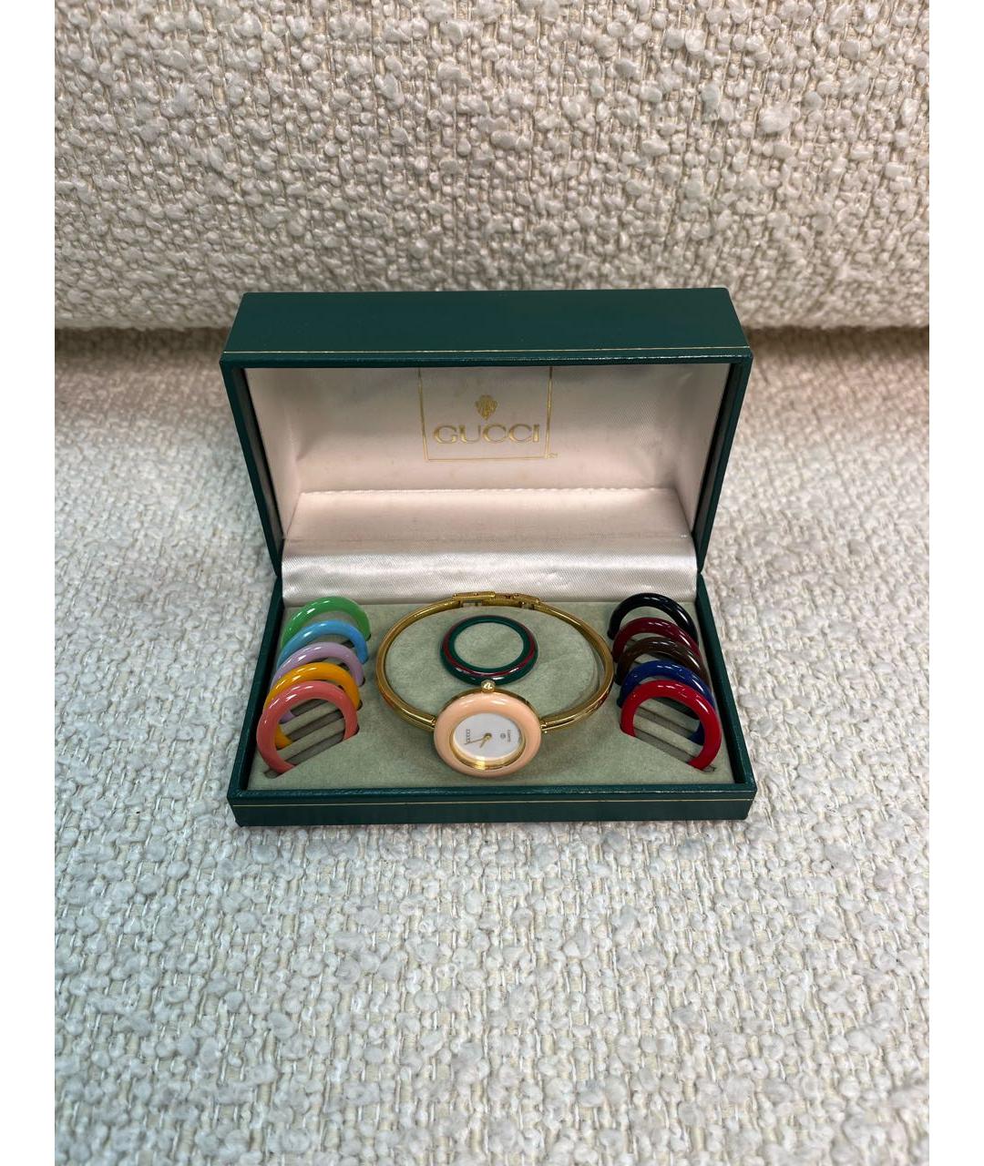 GUCCI Зеленые часы, фото 9