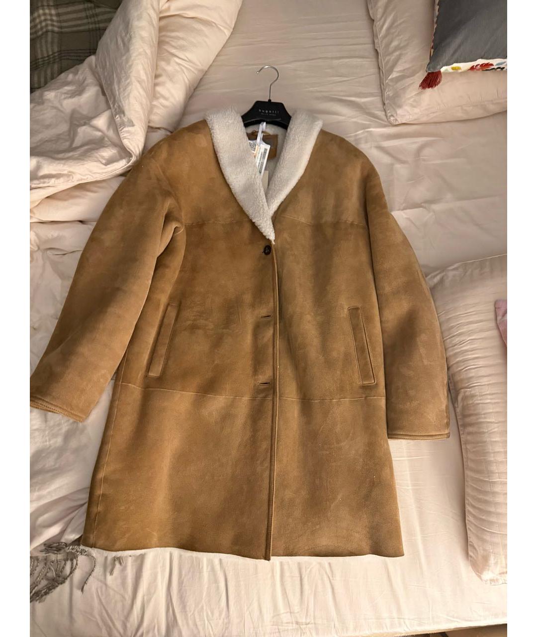 12 STOREEZ Коричневая замшевая дубленка, фото 2