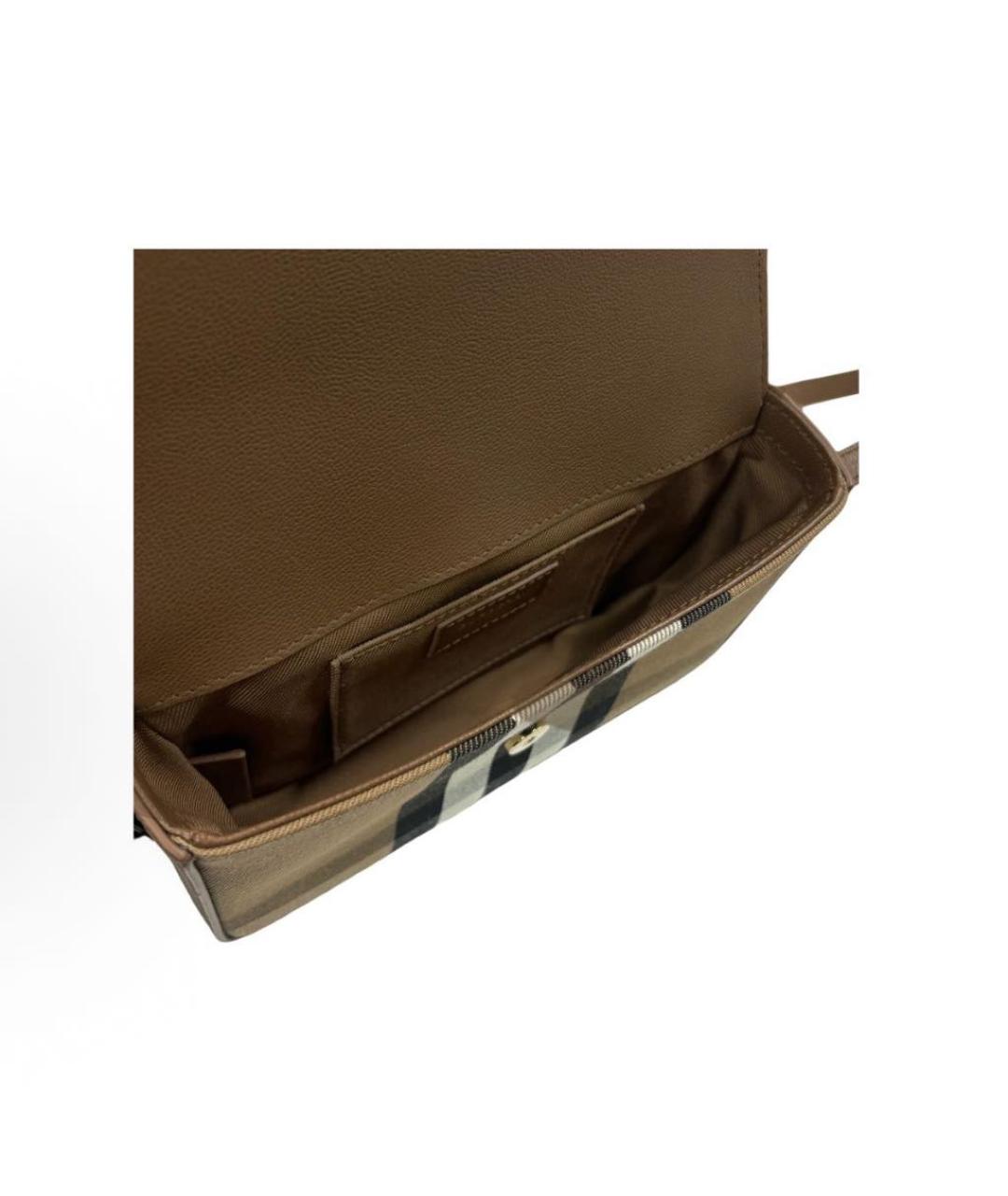 BURBERRY Коричневая сумка через плечо, фото 3