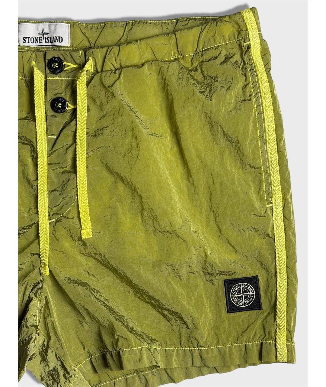 STONE ISLAND Зеленые плавки, фото 4