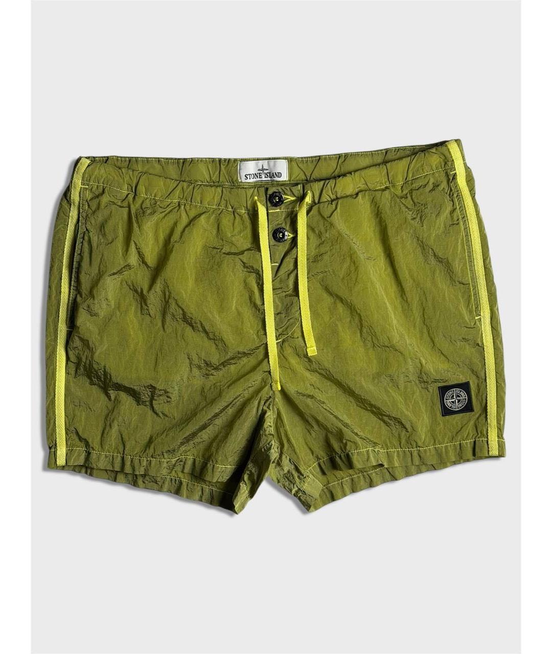 STONE ISLAND Зеленые плавки, фото 6